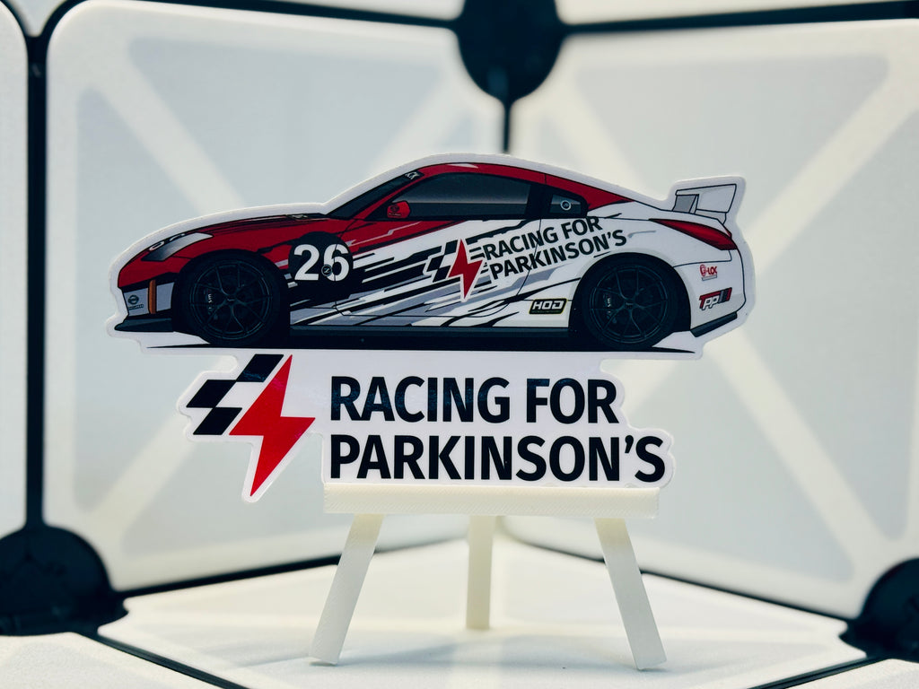 Racing For Parkinson's 350z Vinyl Sticker