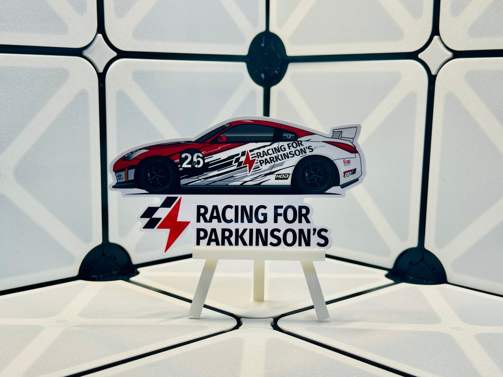 Racing For Parkinson's 350z Vinyl Sticker