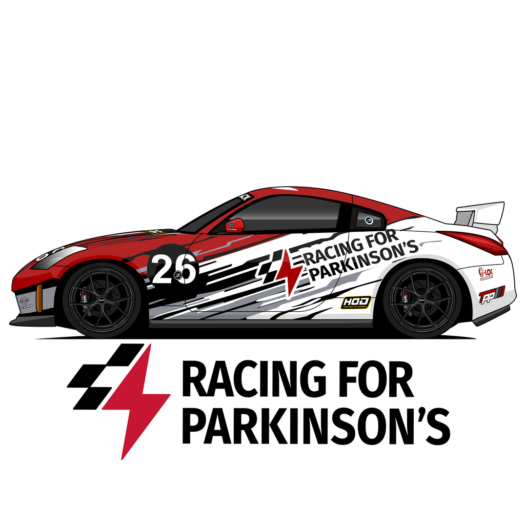 Racing For Parkinson's 350z Vinyl Sticker